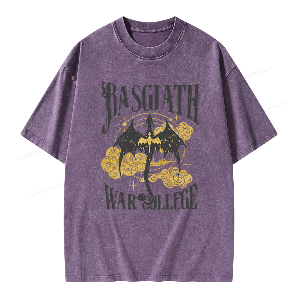 Pagewings Rasgiath Warcollege Unisex Washed T-shirt