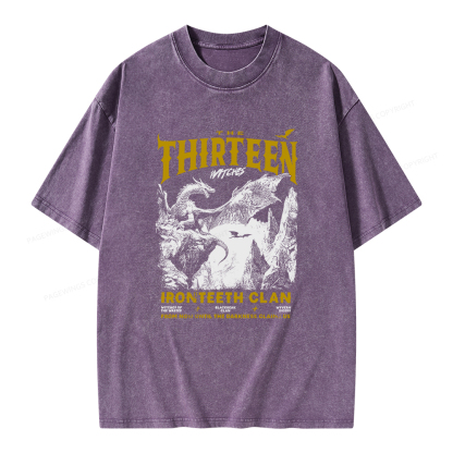 Pagewings The Thirteen Unisex Washed T-shirt