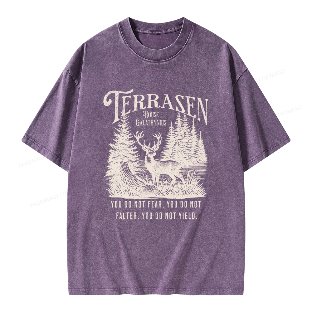 Pagewings Terrasen Unisex Washed T-shirt
