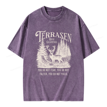 Pagewings Terrasen Unisex Washed T-shirt