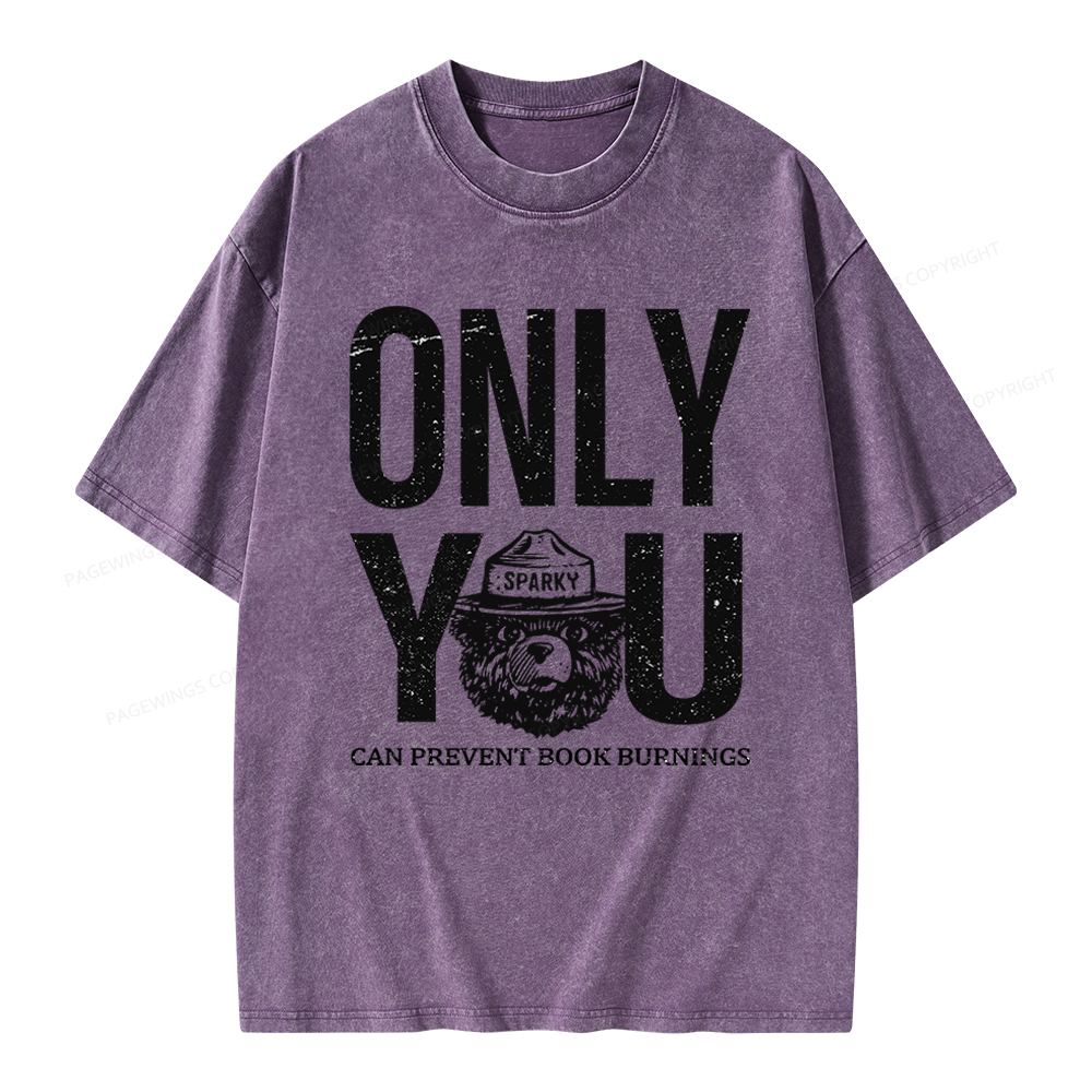 Pagewings Only You Unisex Washed T-shirt