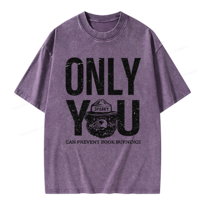 Pagewings Only You Unisex Washed T-shirt