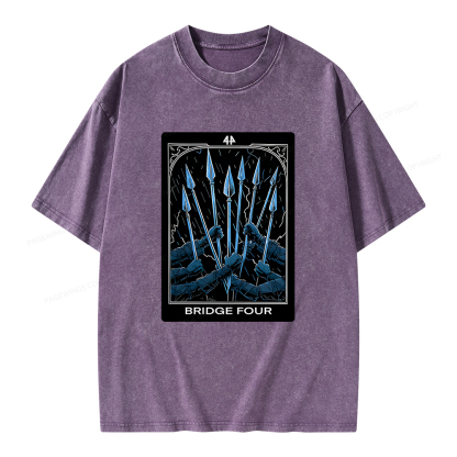 Pagewings Bridge Four Unisex Washed T-shirt