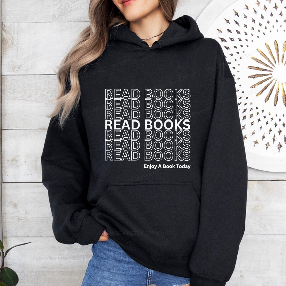 Pagewings Read Books Librarian Unisex Classic Hoodie