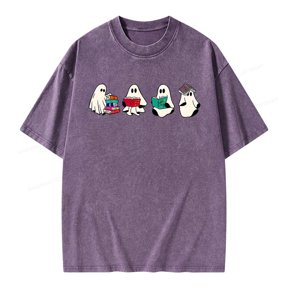 Pagewings Acotar Ghost Unisex Washed T-shirt