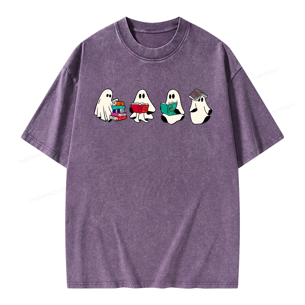 Pagewings Acotar Ghost Unisex Washed T-shirt