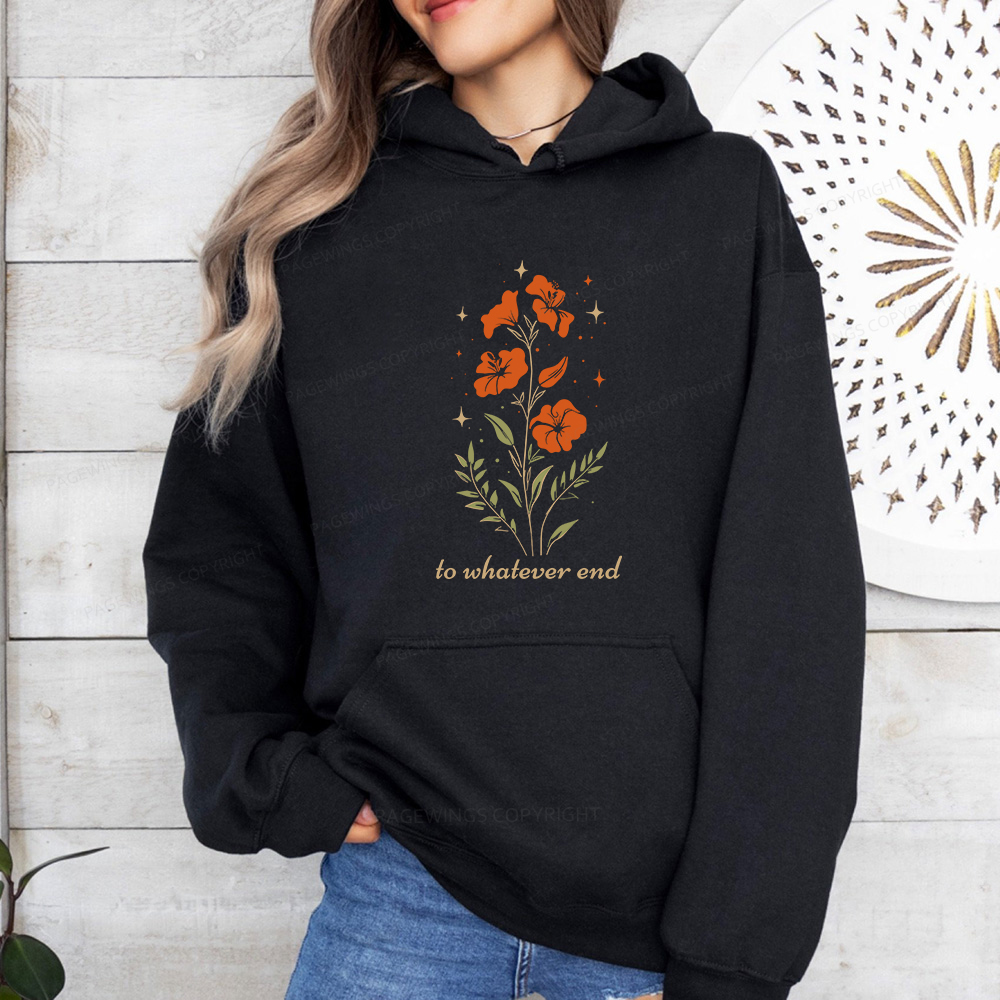 Pagewings To Whatever End Unisex Classic Hoodie