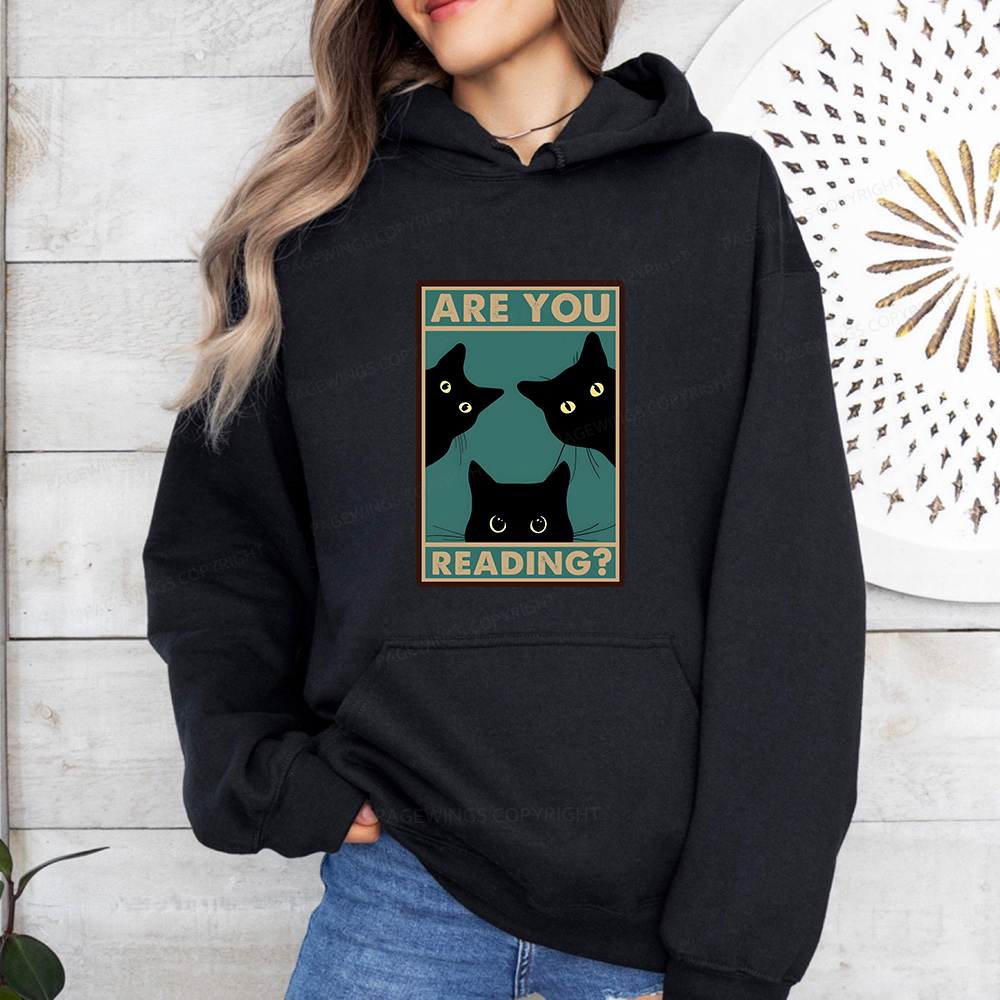 Pagewings Are You Reading Unisex Classic Hoodie