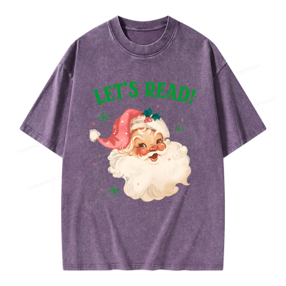 Pagewings Let’s Read Unisex Washed T-shirt