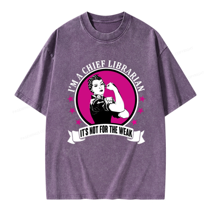 Pagewings Chief Librarian on Women's T-Shirt Unisex Washed T-shirt