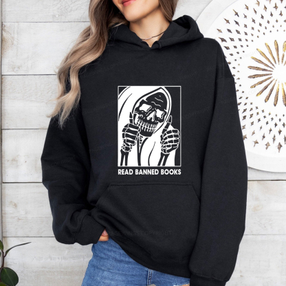 Pagewings Read Banned Book Unisex Classic Hoodie