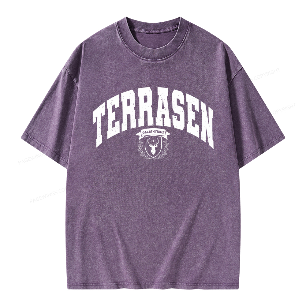 Pagewings Terrasen Unisex Washed T-shirt