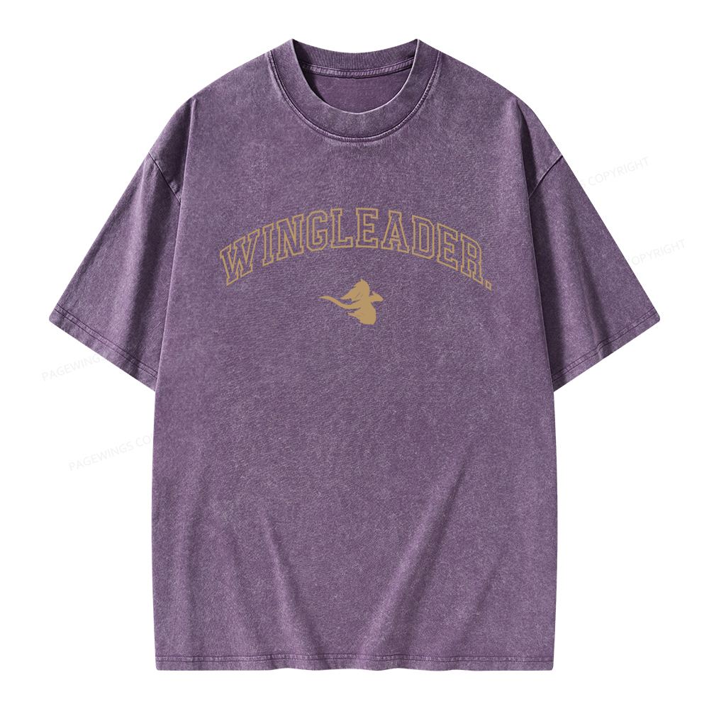 Pagewings Wingleader Unisex Washed T-shirt