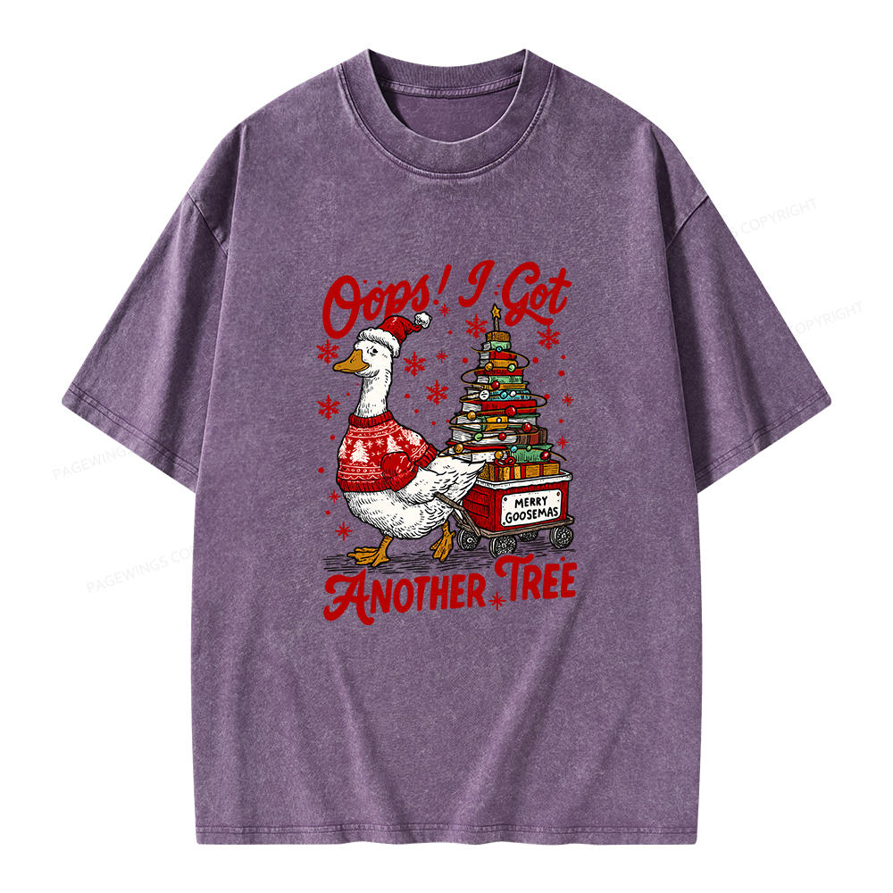 Pagewings Oops I Got Another Tree Unisex Washed T-shirt