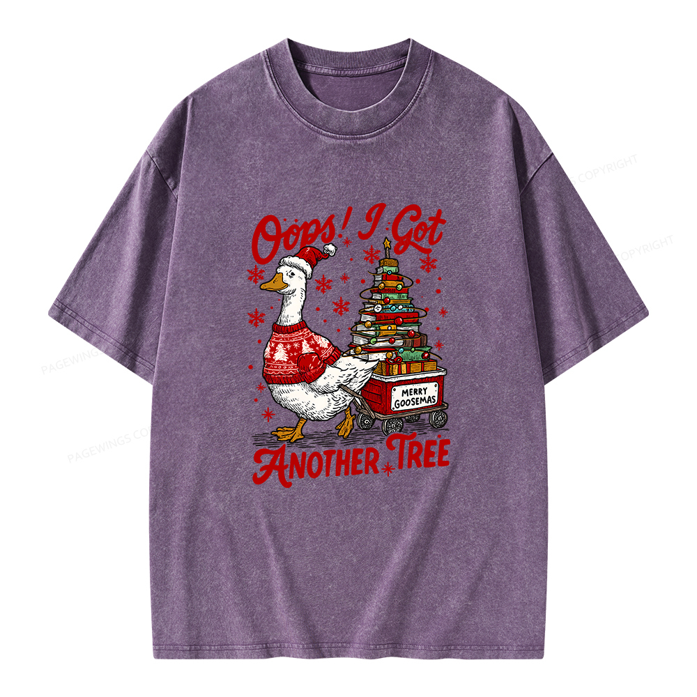 Pagewings Oops I Got Another Tree Unisex Washed T-shirt
