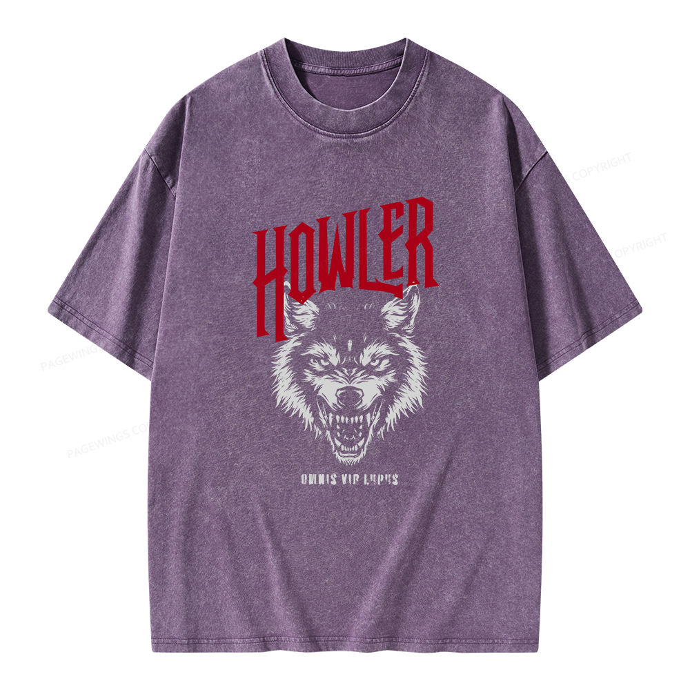Pagewings Howler Unisex Washed T-shirt