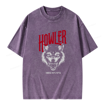 Pagewings Howler Unisex Washed T-shirt
