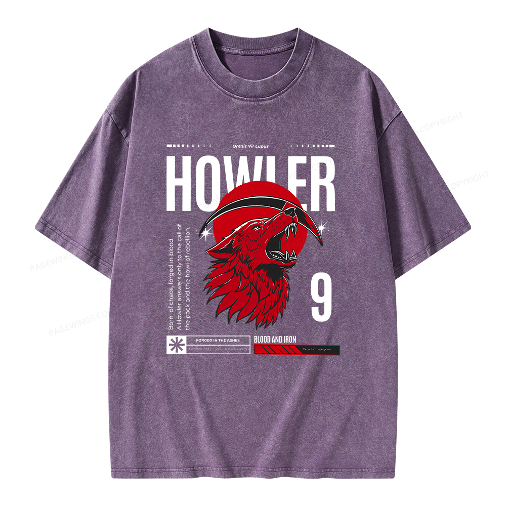 Pagewings Howler Unisex Washed T-shirt