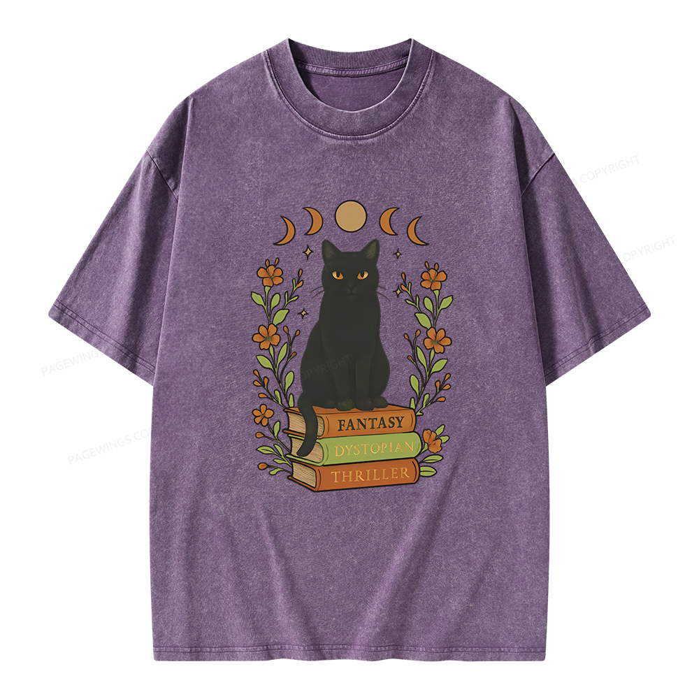 Pagewings Book Lover Unisex Washed T-shirt