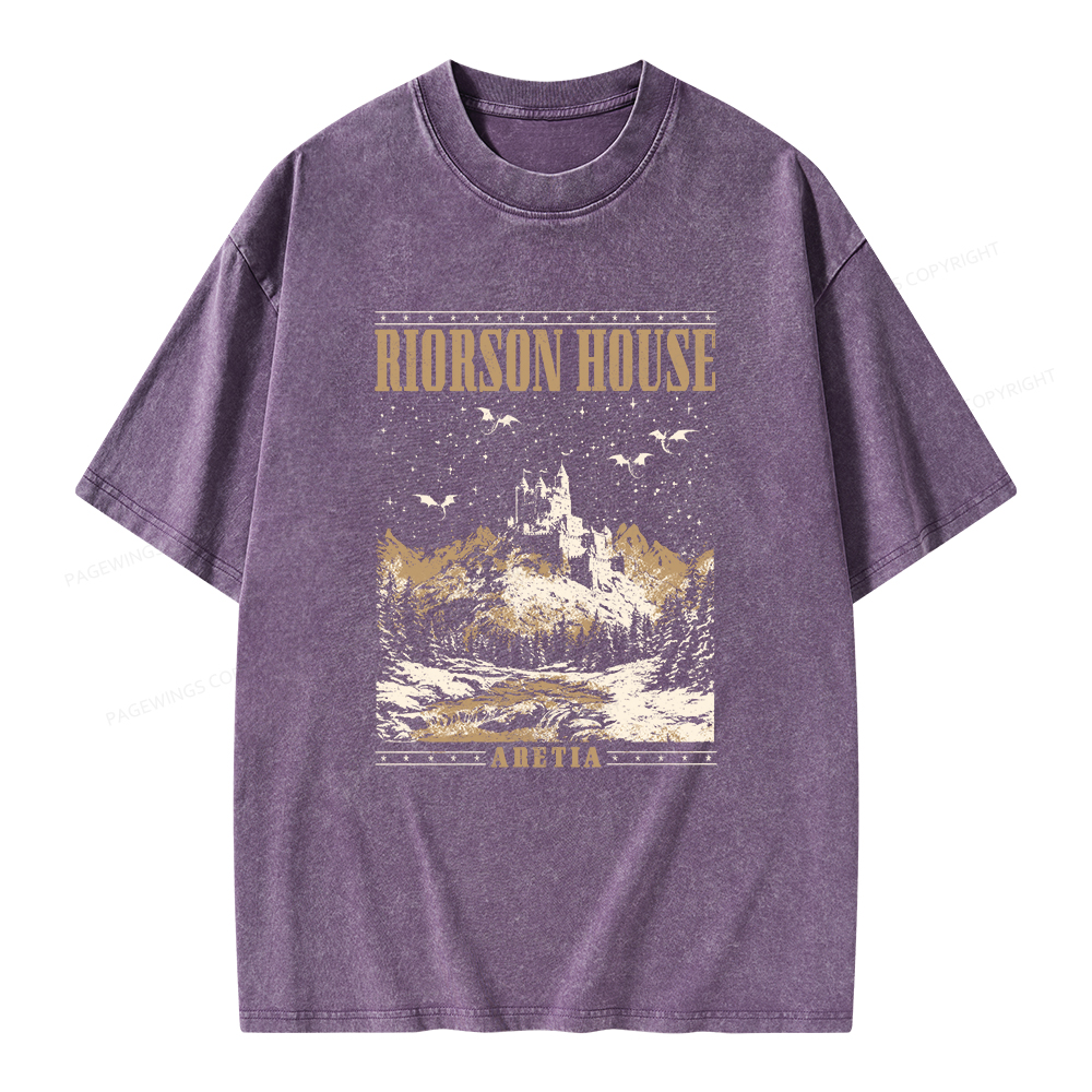 Pagewings Rierson House Unisex Washed T-shirt