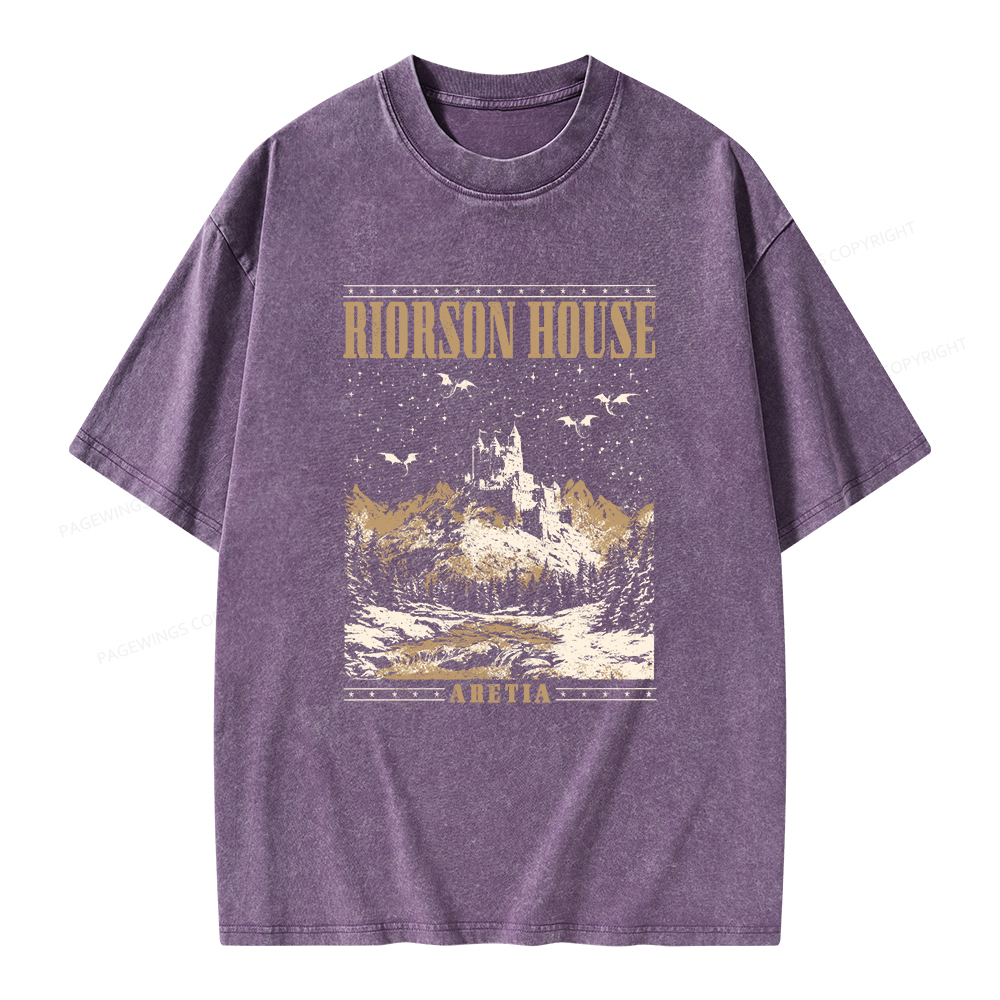 Pagewings Rierson House Unisex Washed T-shirt