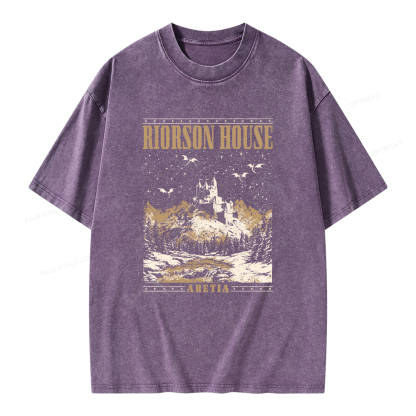 Pagewings Rierson House Unisex Washed T-shirt