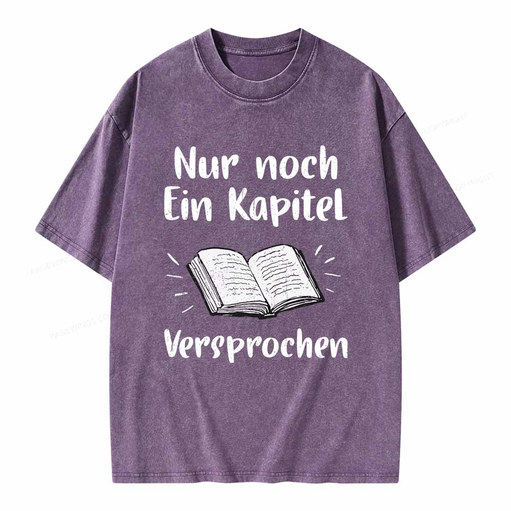 Pagewings Book on Unisex Tie Dye T-Shirt Unisex Washed T-shirt