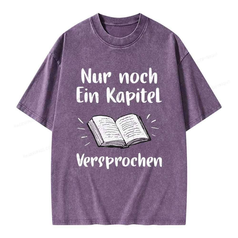 Pagewings Book on Unisex Tie Dye T-Shirt Unisex Washed T-shirt