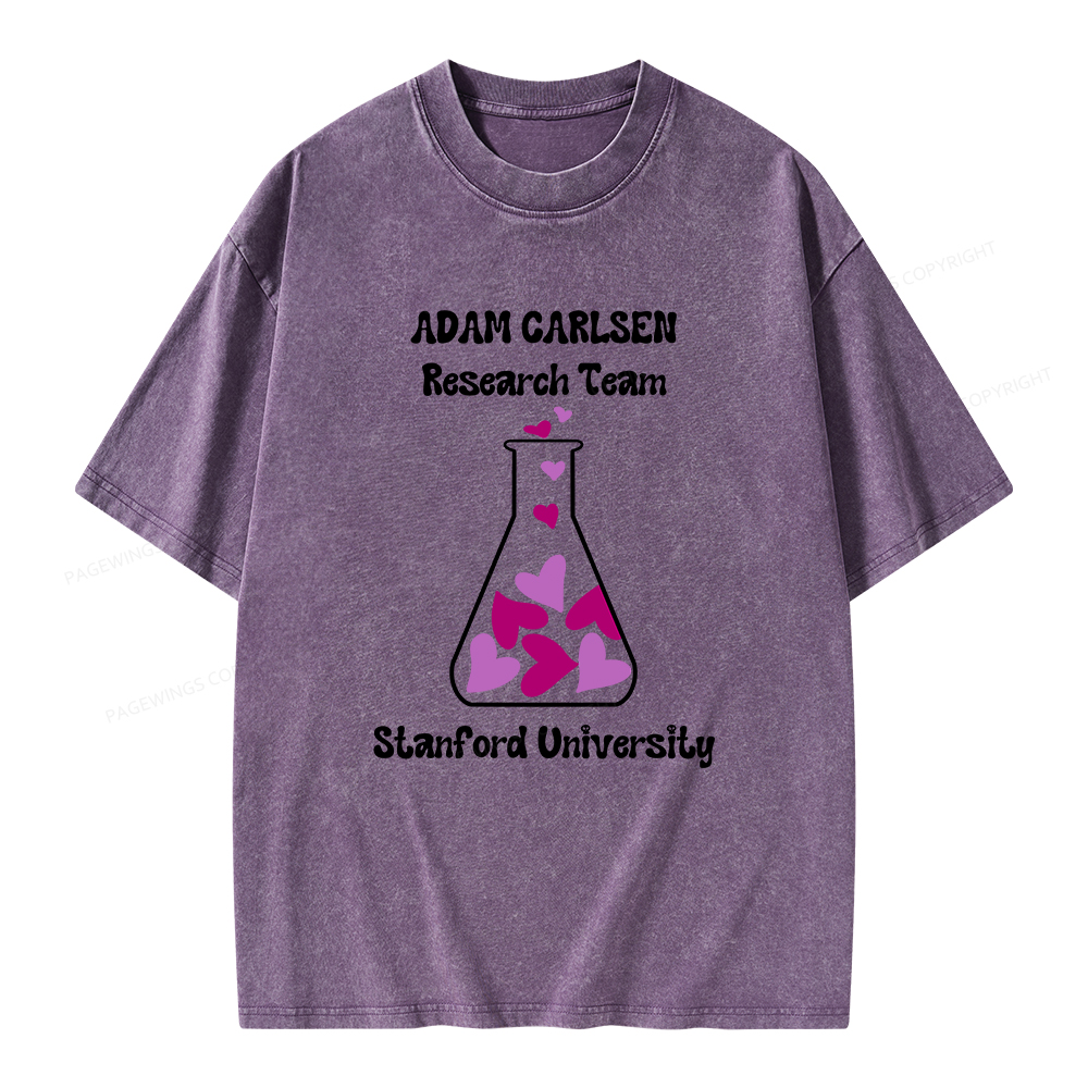 Pagewings Adam Carlsen Research Team Unisex Washed T-shirt