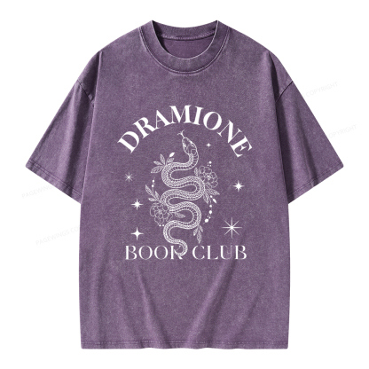 Pagewings Dramione Book Club Unisex Washed T-shirt
