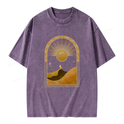 Pagewings Sci-Fi Lover Unisex Washed T-shirt