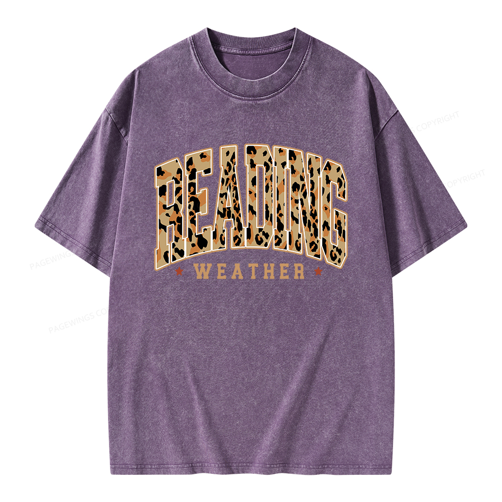 Pagewings Reading Unisex Washed T-shirt