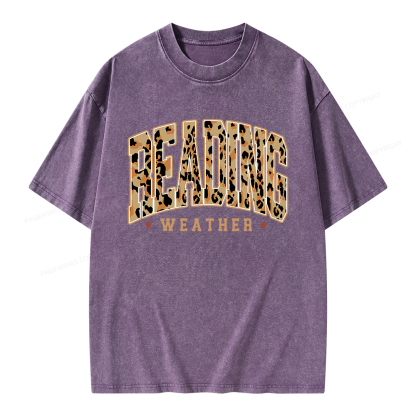 Pagewings Reading Unisex Washed T-shirt