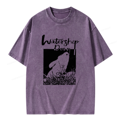 Pagewings Watership Unisex Washed T-shirt