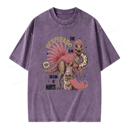 Pagewings Desperado Club Vintage Unisex Washed T-shirt