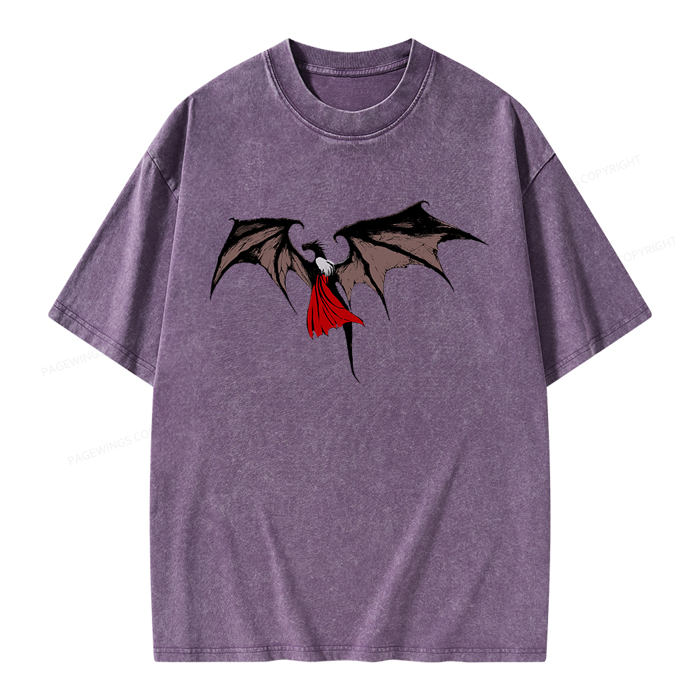 Pagewings Manon Blackbeak Unisex Washed T-shirt