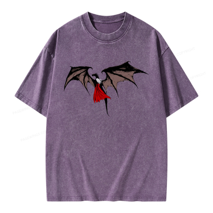 Pagewings Manon Blackbeak Unisex Washed T-shirt