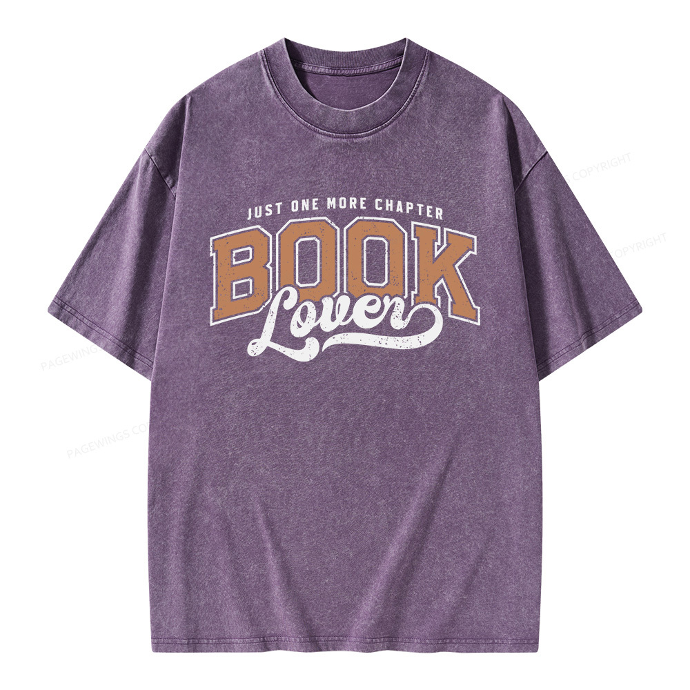 Pagewings One More Chapter Unisex Washed T-shirt