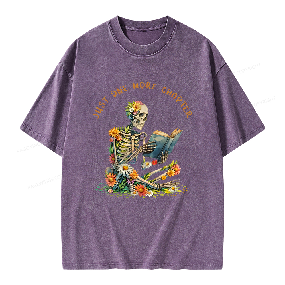 Pagewings Just More Chapter Unisex Washed T-shirt