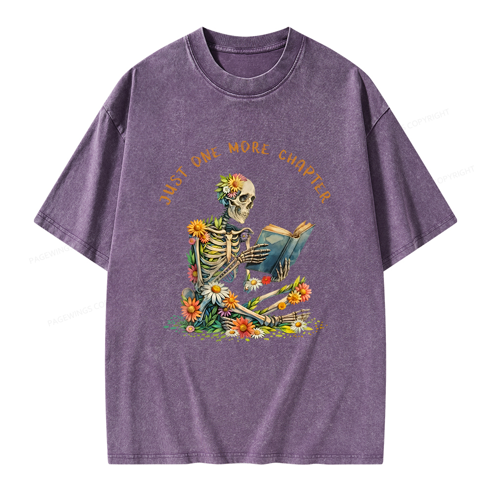 Pagewings Just More Chapter Unisex Washed T-shirt