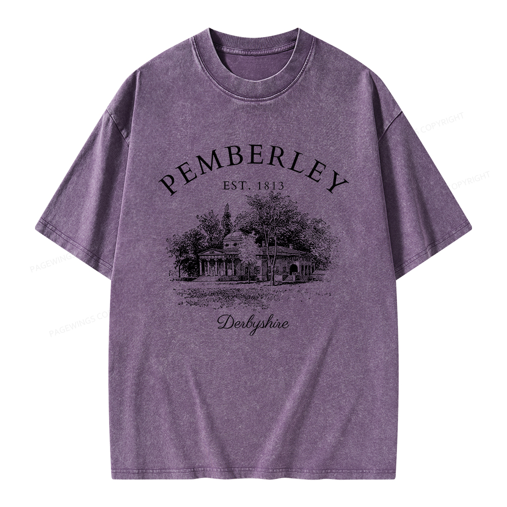 Pagewings Pemberley Unisex Washed T-shirt
