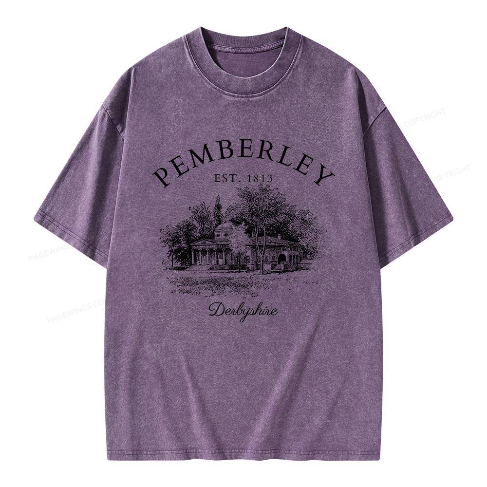 Pagewings Pemberley Unisex Washed T-shirt