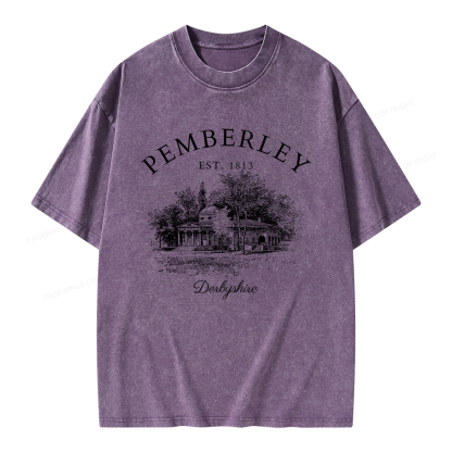 Pagewings Pemberley Unisex Washed T-shirt