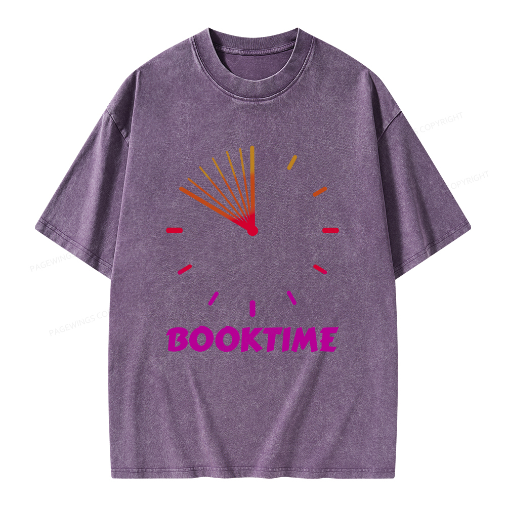 Pagewings Booktime Unisex Washed T-shirt