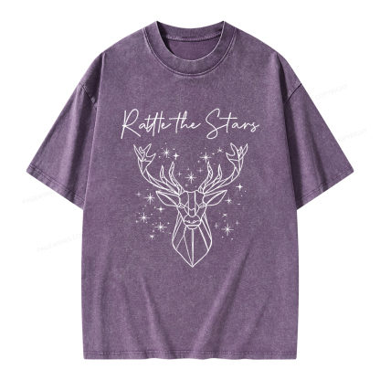 Pagewings Rattle the Stars Unisex Washed T-shirt
