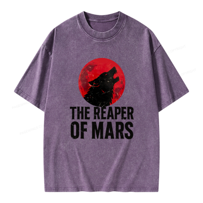 Pagewings The Reaper of Mars Unisex Washed T-shirt