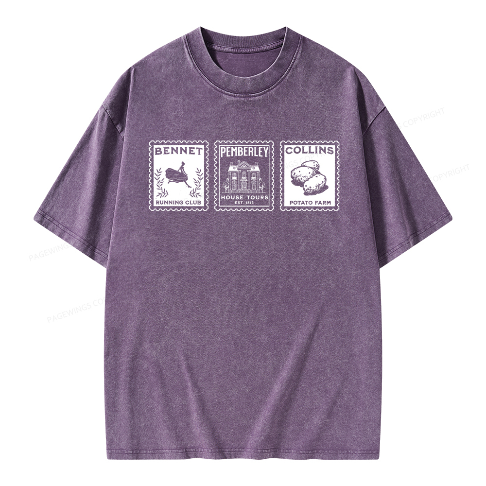 Pagewings The Answer Is Unisex Washed T-shirt