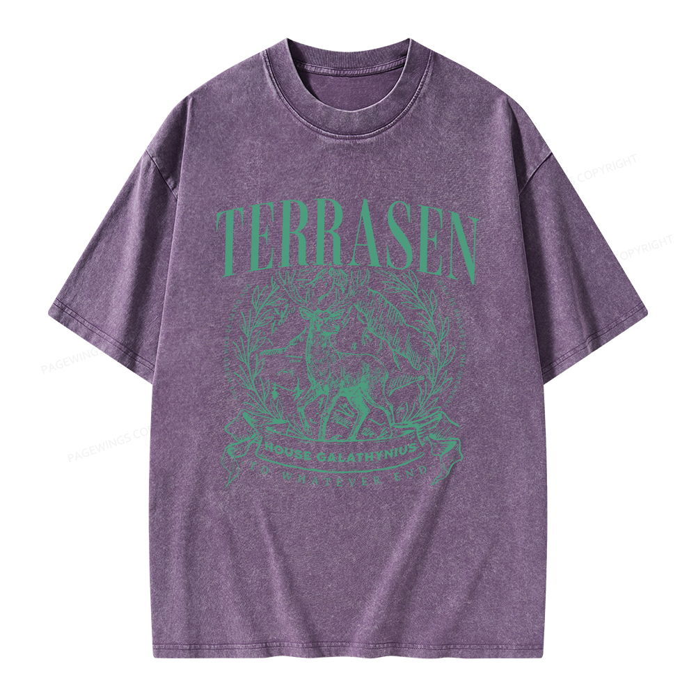 Pagewings Terrasen Unisex Washed T-shirt