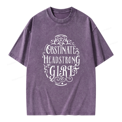 Pagewings Obstinate Unisex Washed T-shirt