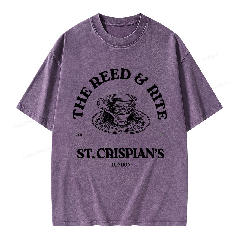 Pagewings The Reed Unisex Washed T-shirt